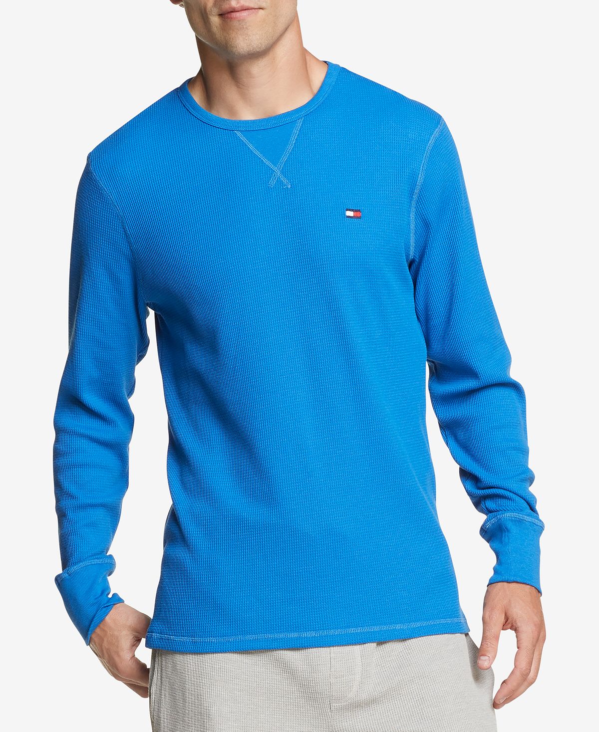 Tommy Hilfiger Long-sleeve Thermal Shirt China Blue