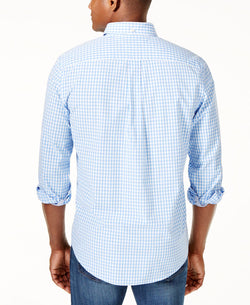 Tommy Hilfiger Long-sleeve Twain Gingham Check Classic Fit Shirt Collection Blue thumbnail 2
