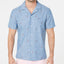 Tommy Hilfiger Manu Custom-fit Parrot-print Camp Collar Shirt Light Chambray
