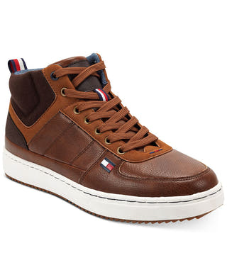 Tommy Hilfiger Manzu Sneaker Boots Cognac