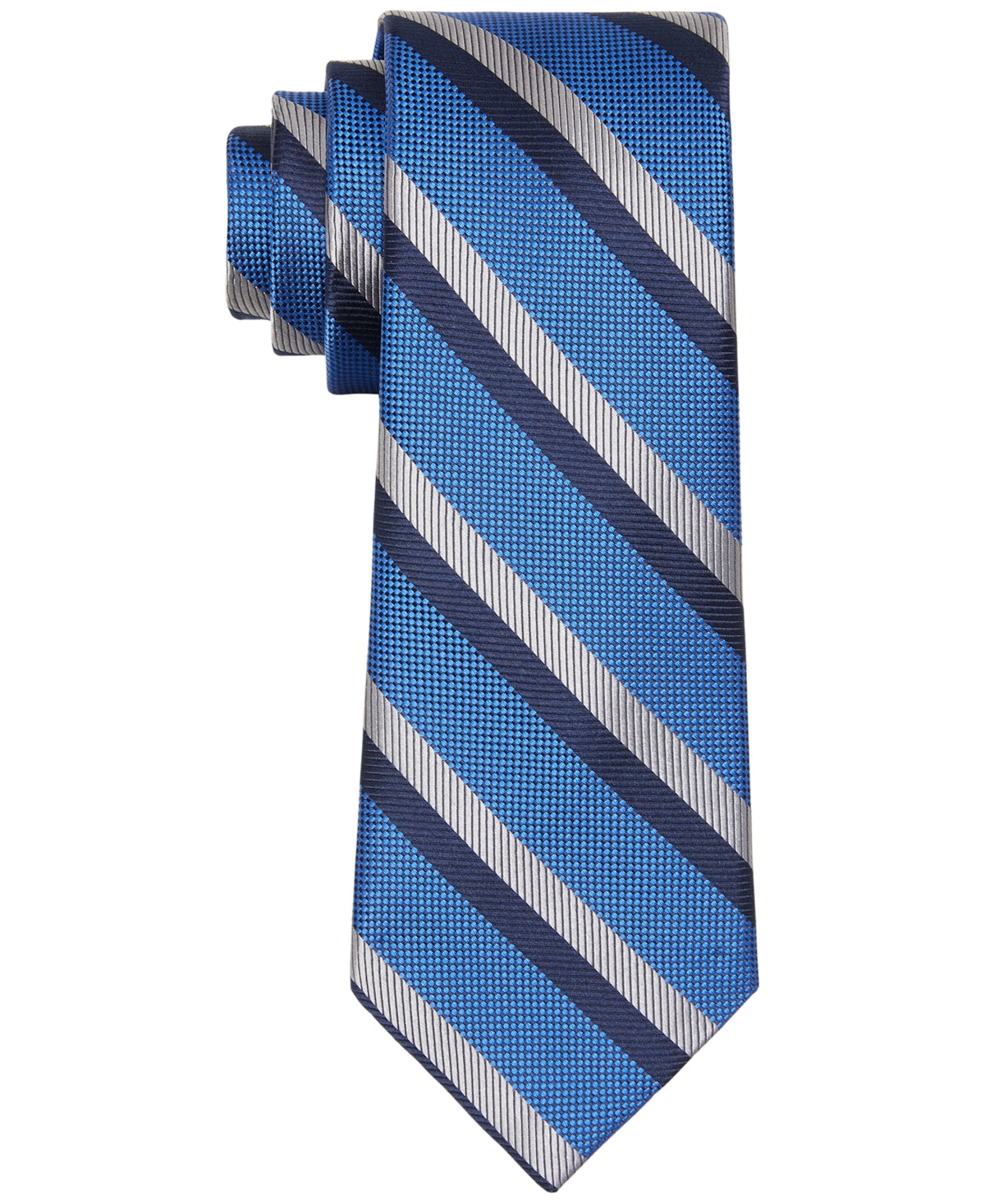 Tommy Hilfiger Men's Diagonally Striped Tie