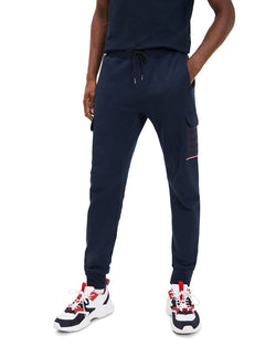 Tommy Hilfiger Mixed Media Jogger Pants Sky Captain thumbnail 1