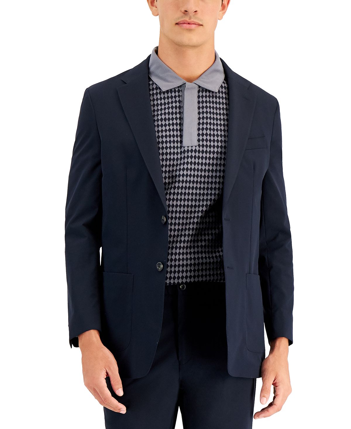 Tommy Hilfiger Navy Tech Modern Fit Suit Separate Jacket Navy