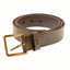 Tommy Hilfiger Olive-Brown Leather Belt