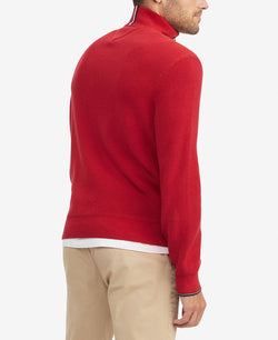 Tommy Hilfiger Peterson Classic-fit Quarter Zip Sweater Chili Pepper Red thumbnail 3