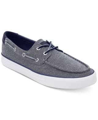 Tommy Hilfiger Petes Boat Shoes Dark Gray