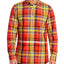 Tommy Hilfiger Regular Fit Flannel Button-down Shirt Flame Multi