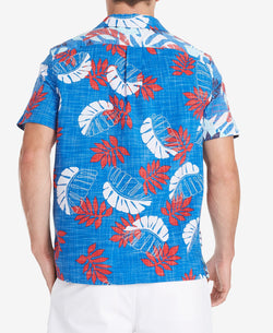 Tommy Hilfiger Reid Custom-fit Tropical-print Camp Collar Shirt Olympian Blue thumbnail 2