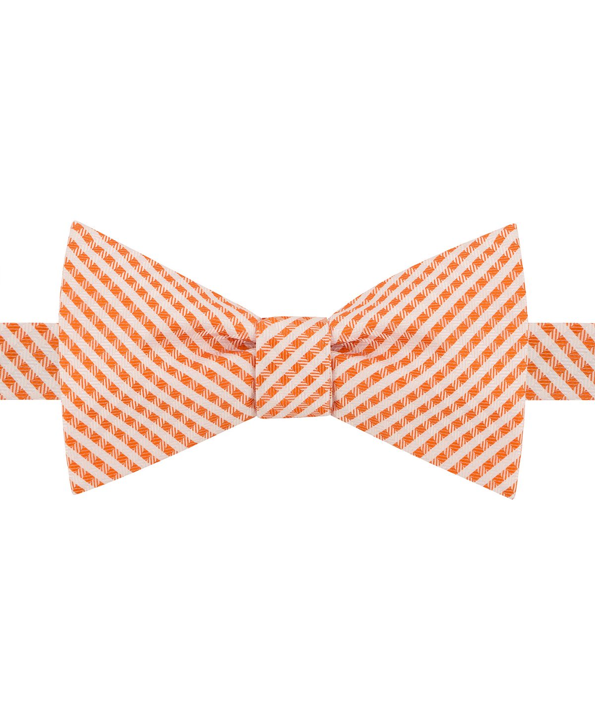 Tommy Hilfiger Rockaway Gingham Bow Tie Orange