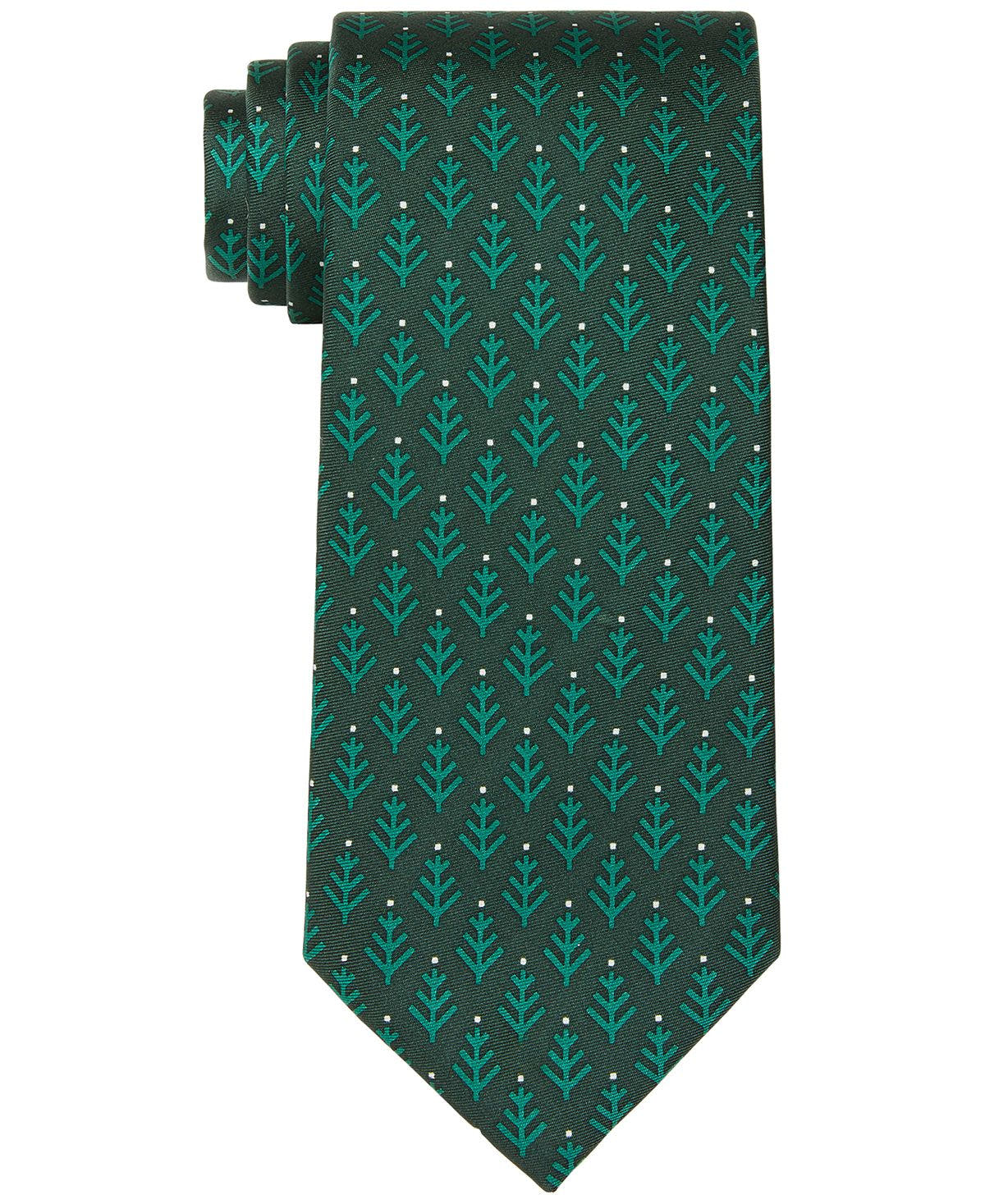 Tommy Hilfiger Royal Holiday Tree Tie Green