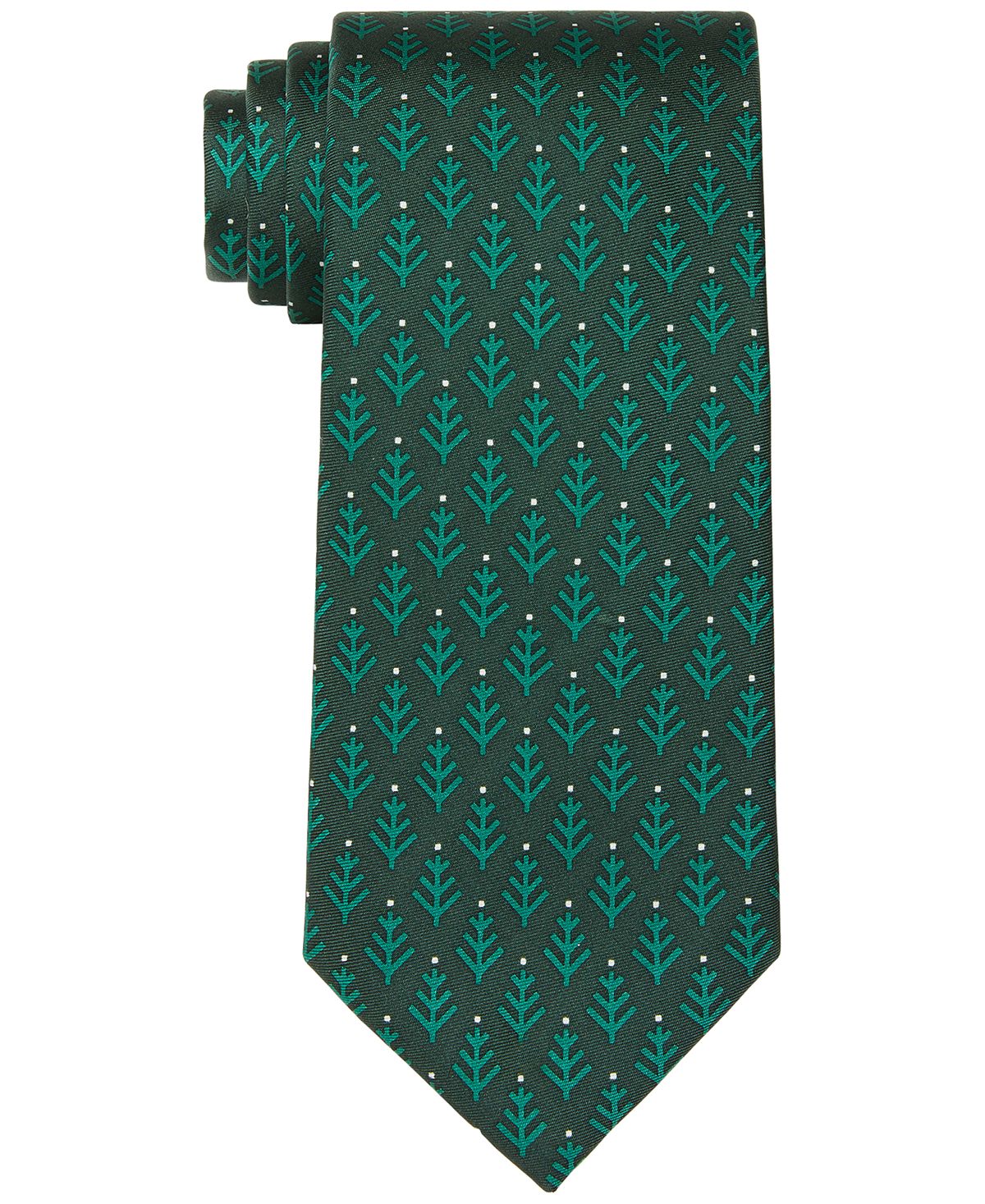 Tommy Hilfiger Royal Holiday Tree Tie Green