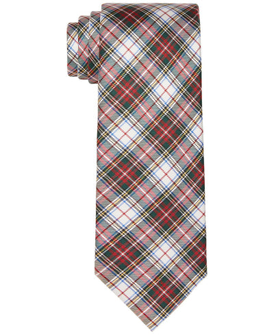 Tommy Hilfiger Royal Plaid Tie Red