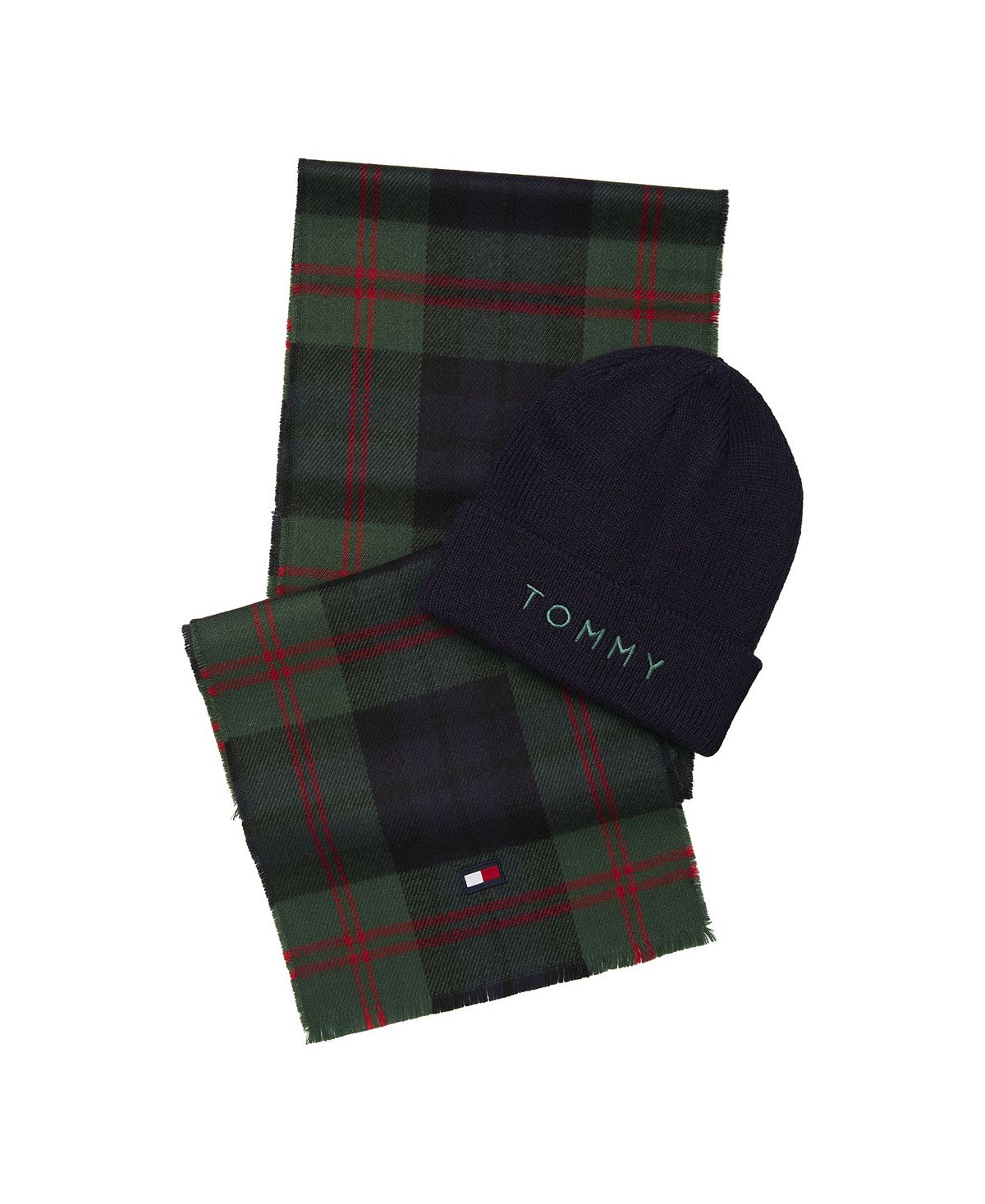 Tommy Hilfiger Scarf And Beanie Set Sky Captain