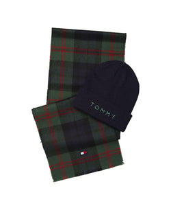Tommy Hilfiger Scarf And Beanie Set Sky Captain thumbnail 1