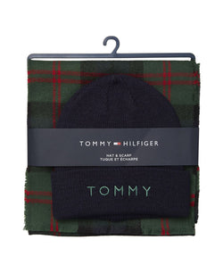 Tommy Hilfiger Scarf And Beanie Set Sky Captain thumbnail 2