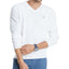 Tommy Hilfiger Signature Regular-fit Solid V-neck Sweater Bright White