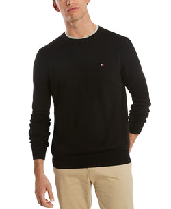 Tommy Hilfiger Signature Solid Crew Neck Sweater Deep Black thumbnail 1