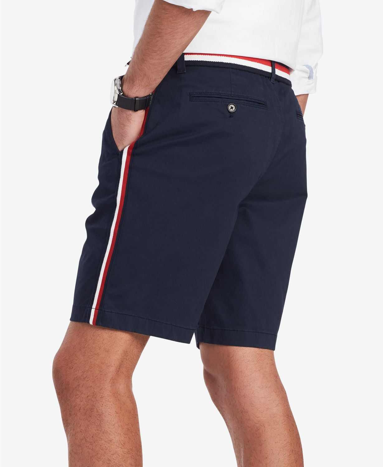 Tommy Hilfiger Signature Stripe Shorts  Navy Blazer