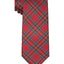 Tommy Hilfiger Slim Royal Stewart Plaid Tie Red
