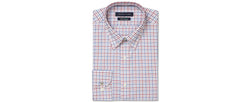 Tommy Hilfiger Slim-fit Non-iron Th Flex Performance Stretch Check Dress Shirt Raspberry thumbnail 4