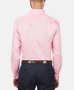 Tommy Hilfiger Slim-fit Stretch Solid Dress Shirt Online Exclusive Classic Pink thumbnail 3