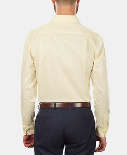 Tommy Hilfiger Slim-fit Stretch Solid Dress Shirt Online Exclusive Maize thumbnail 4