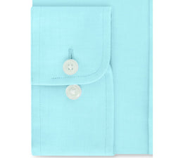 Tommy Hilfiger Slim-fit Stretch Solid Dress Shirt Online Exclusive Turquoise thumbnail 4