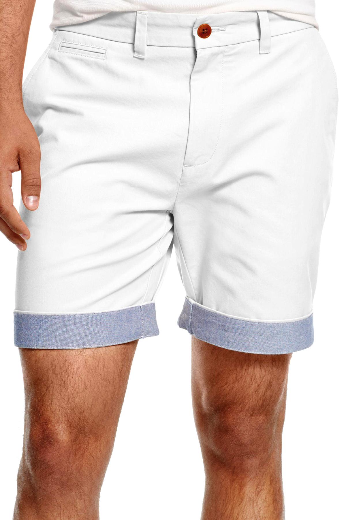 Tommy Hilfiger Snow-White Custom-Fit Chino Short
