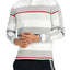 Tommy Hilfiger Sport Grey Heather Striped Murray Rugby Shirt