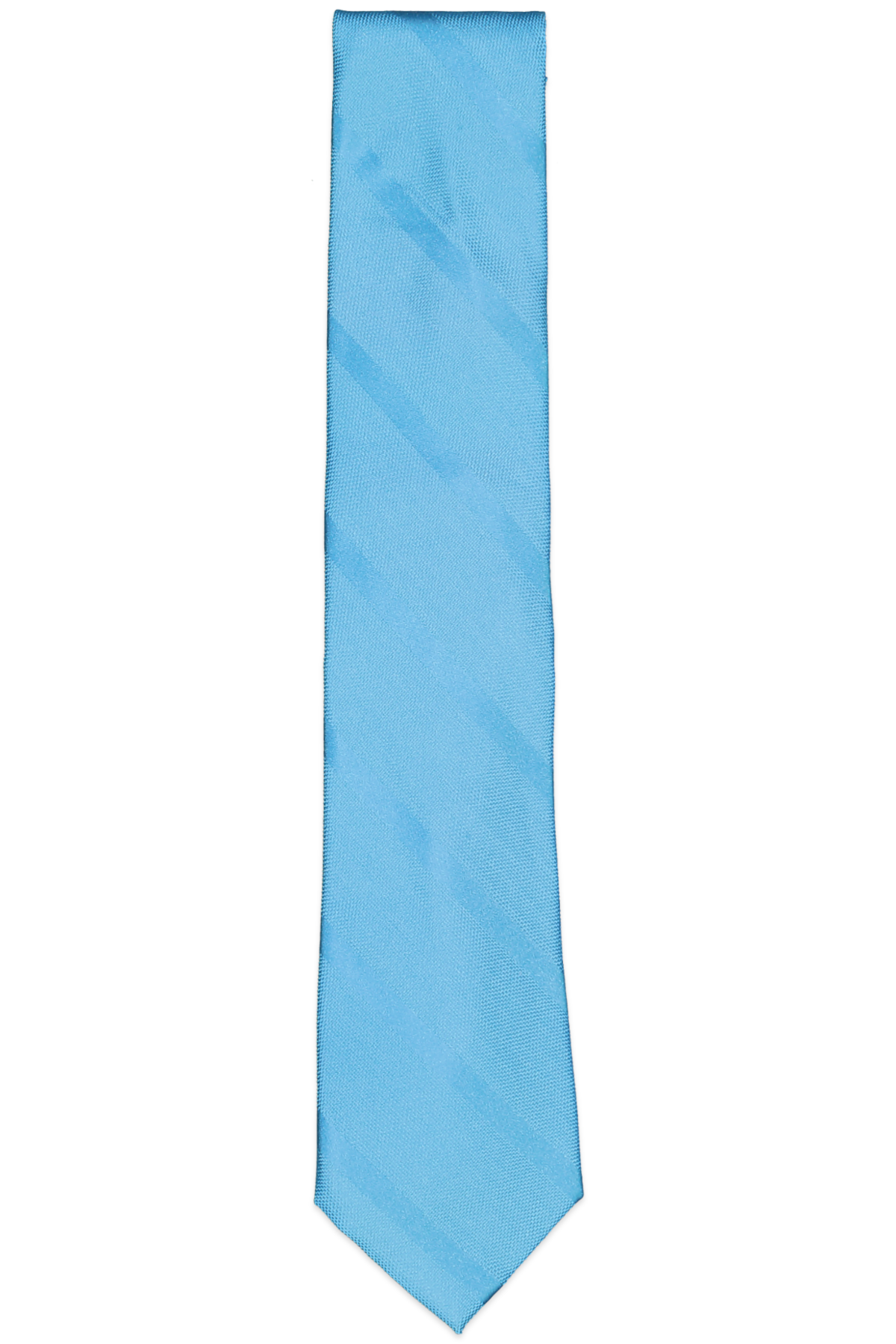 Tommy Hilfiger Textured Stripe Silk Tie Turq/aqua