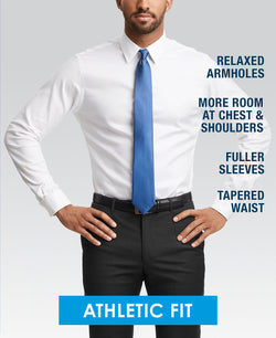 Tommy Hilfiger Th Flex Athletic Fit Non-iron Stretch Tonal Micro-stripe Dress Shirt Marigold thumbnail 3