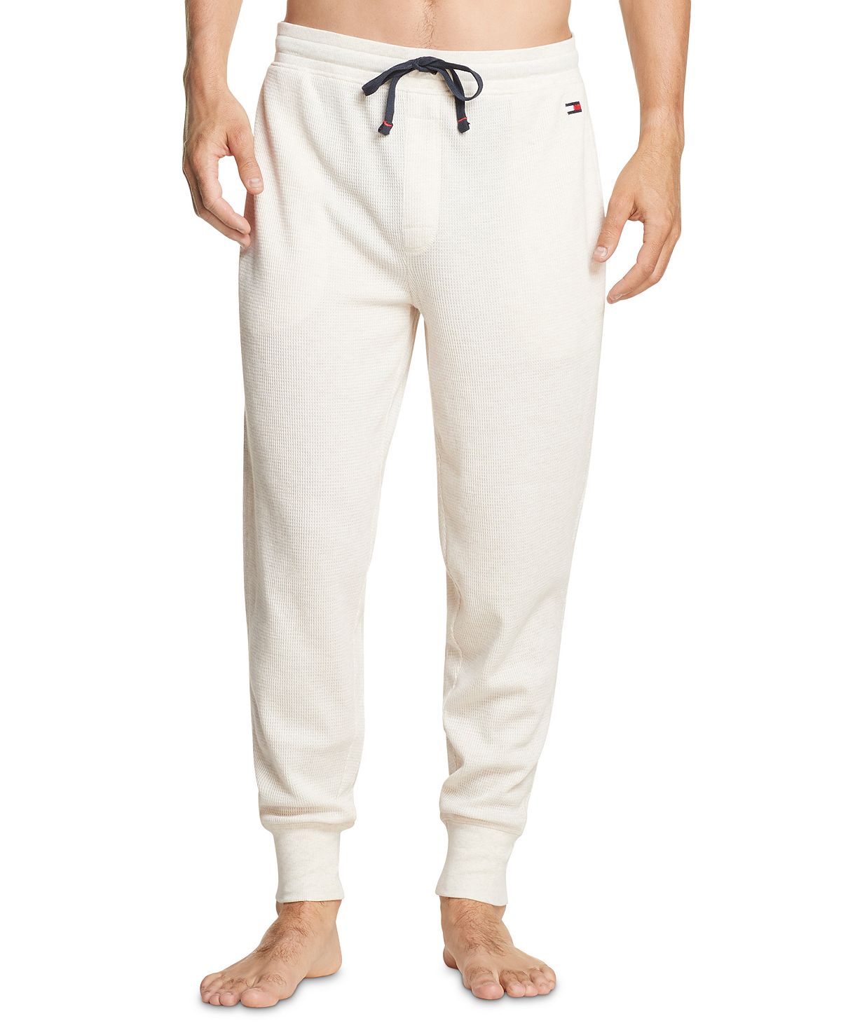 Tommy Hilfiger Thermal Joggers Oatmeal Heather