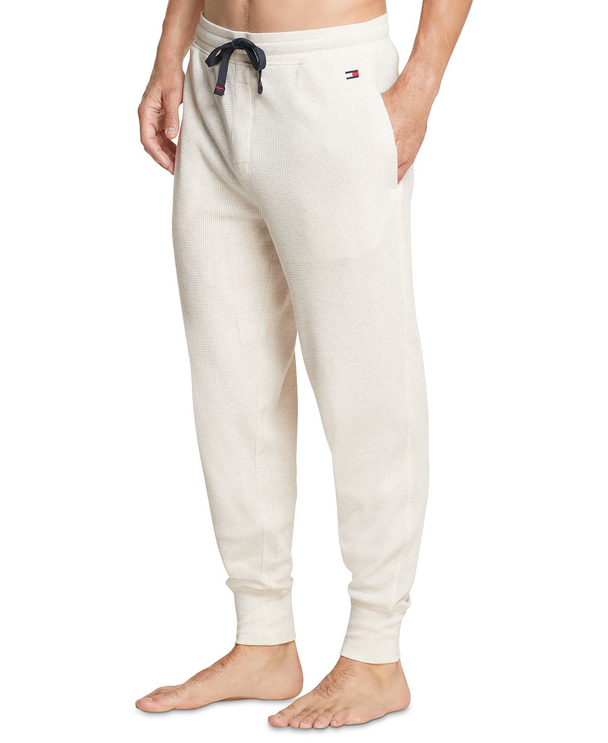 Tommy Hilfiger Thermal Joggers Oatmeal Heather