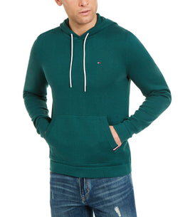 Tommy Hilfiger Victor Regular-fit Solid Hoodie Botanical Garden thumbnail 1