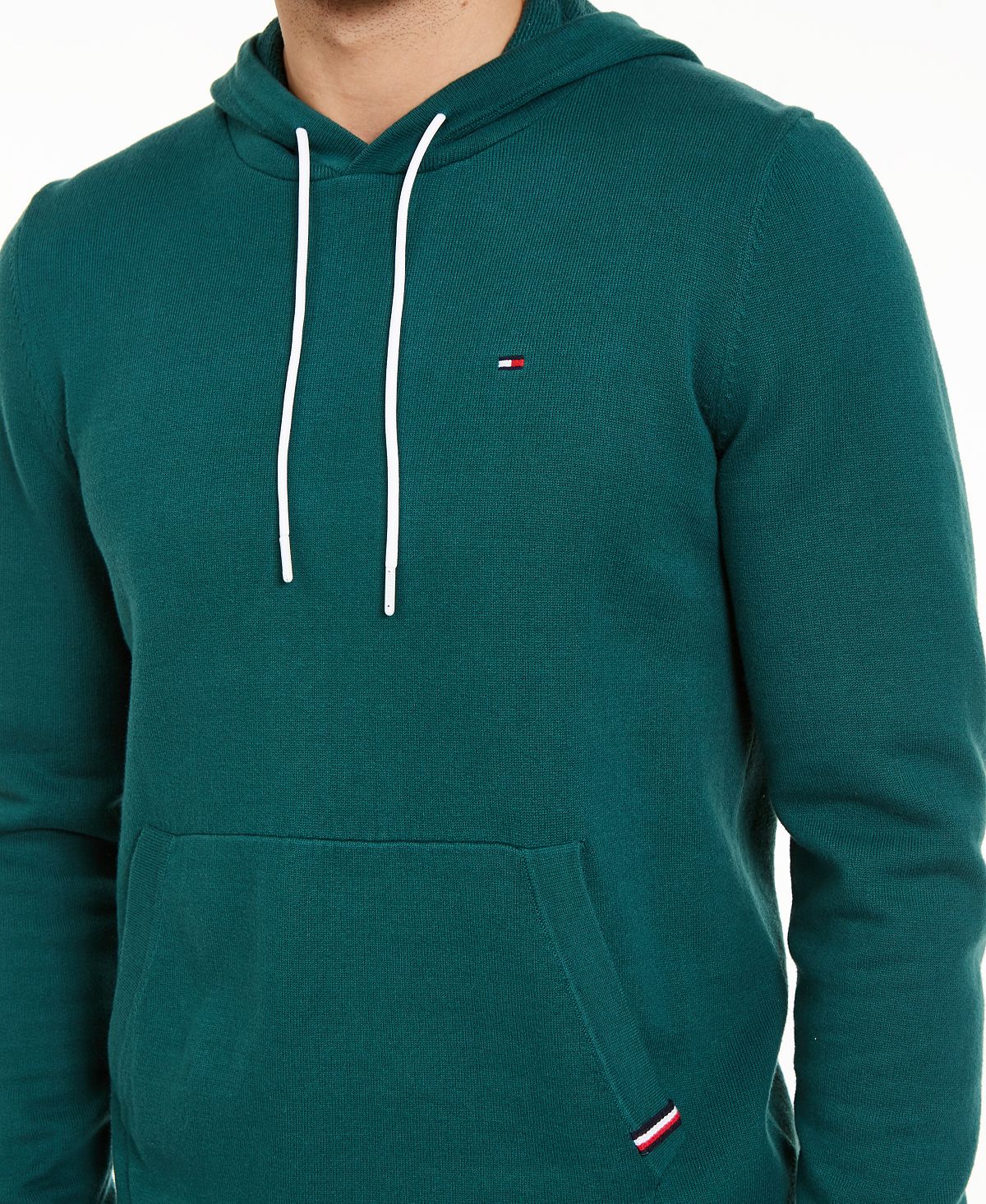 Tommy Hilfiger Victor Regular-fit Solid Hoodie Botanical Garden