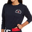 Tommy Hilfiger Wo French Terry Cropped Lounge Top Navy Blazer Blue