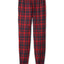 Tommy John Second Skin Plaid Pajama Joggers Bright Red