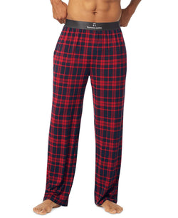 Tommy John Second Skin Plaid Pajama Pants Bright Red thumbnail 1