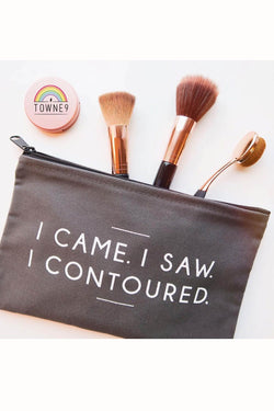 Towne9 Dark-Grey I Contoured Zip Pouch thumbnail 1