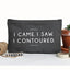 Towne9 Dark-Grey I Contoured Zip Pouch