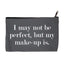 Towne9 Dark-Grey Perfect Zip Pouch