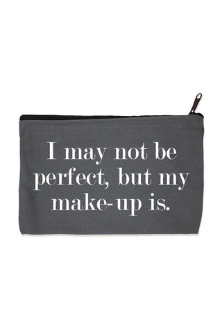 Towne9 Dark-Grey Perfect Zip Pouch