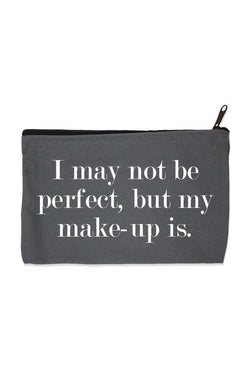Towne9 Dark-Grey Perfect Zip Pouch thumbnail 1
