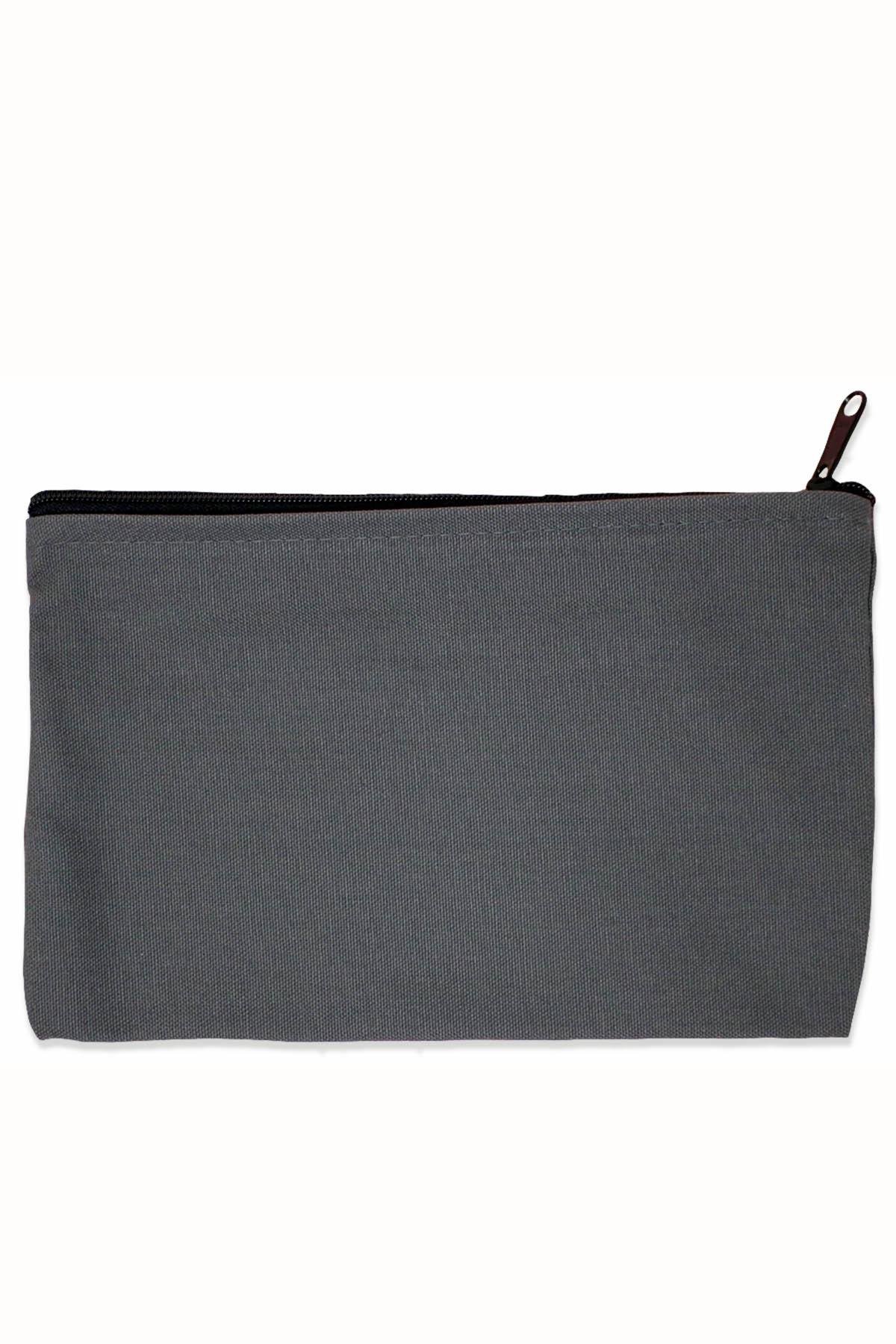 Towne9 Dark-Grey Perfect Zip Pouch