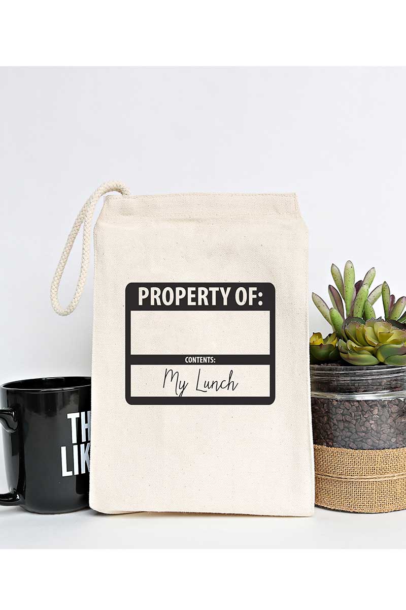 Towne9 Property Of Lunch Tote