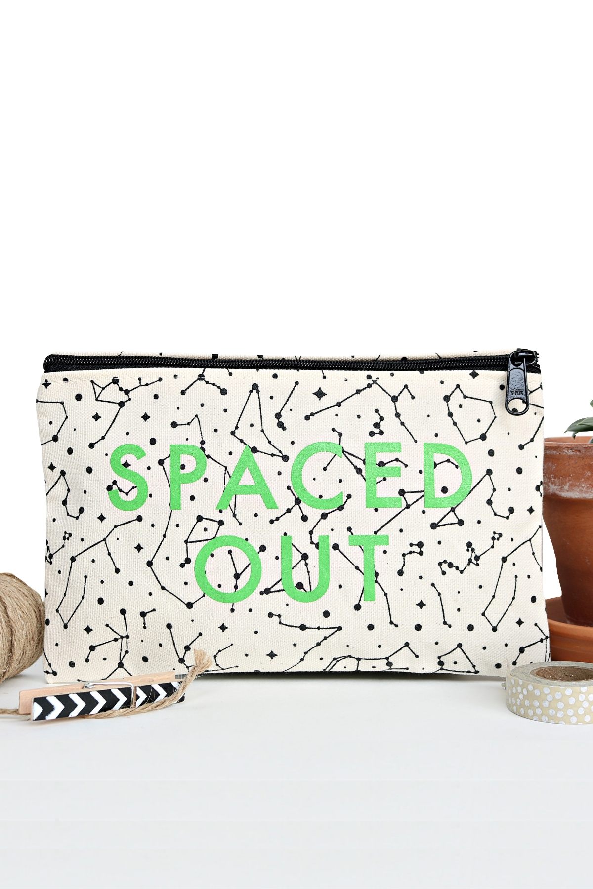 Towne9 Spaced Out Zip Pouch