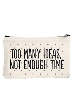Towne9 Too Many Ideas Zip Pouch thumbnail 1
