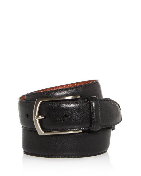 Trafalgar Antonio Leather Belt Black