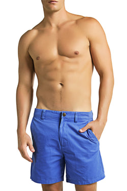 Trend Blue Washed Chino Short thumbnail 1