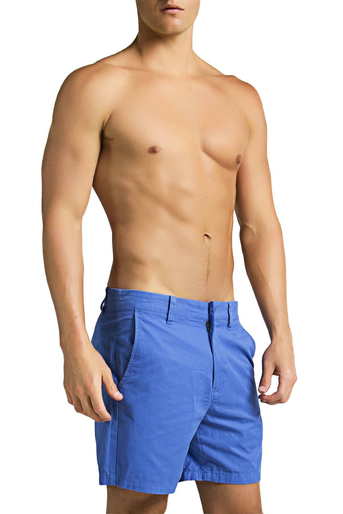 Trend Blue Washed Chino Short